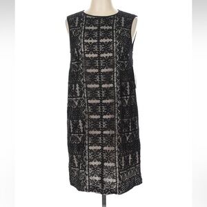 NWT Maggy London $191 Black Lace Midi Dress